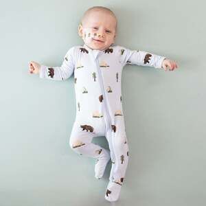 *NEW with tags* Kyte Baby Zippered Footie in Yosemite Size 3-6 Months